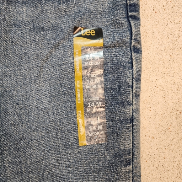 Women's Lee Legendary Mid-Rise Mom Jeans 14 Medium 90s Taper Retro Nwt - Picture 4 of 15